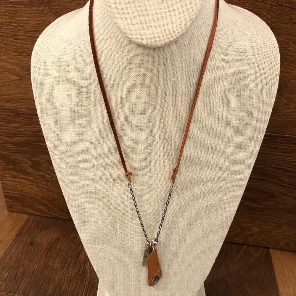 Chan Luu Suede Necklace - Brown